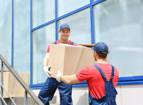 Moving house items placed into short-term storage in Hornsey