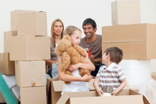 Business supplies stored safely with mobile storage in Hornsey